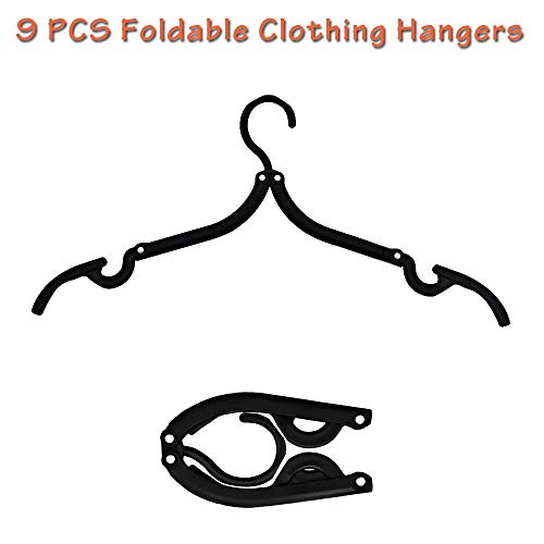 Livin' Legend Travel Hangers-Folding Clothing Hangers-Portable for Business Trip, Outdoor Adventure, Camping,Vacations