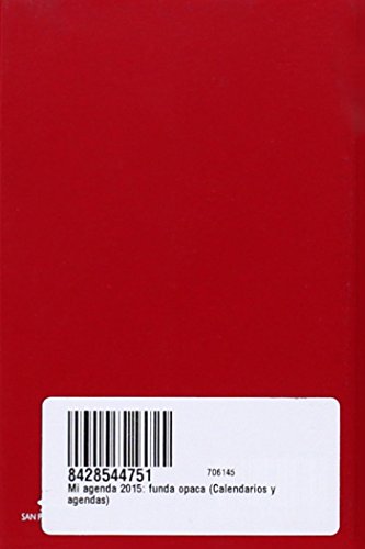 Mi agenda 2015: funda opaca (Calendarios y agendas) (Spanish Edition)