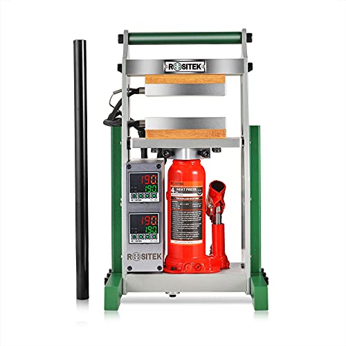 ROSITEK RNP4 Hydraulic Heat Press with 4 Ton Bottle Jack and Dual 3x5