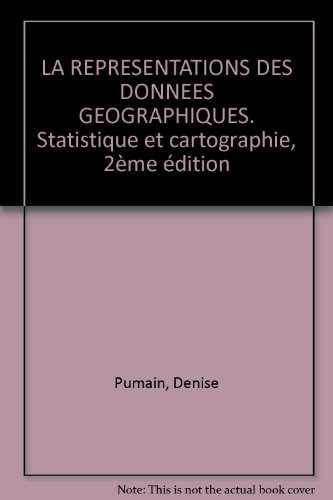 La  représentation des données géographiques