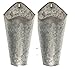 Farmhouse Style Hanging Wall Vase Planters (2) for Succulents or Herbs - Beautiful Wall Decor for Air Plants, Faux Plants, Cacti, Sunflowers Galvanized (Original Version) primary