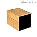 MaxGear Pen Holder for Desk Premium Bamboo Pencil Holder Pen Cup Makeup Brush Holder Desk Accessories & Workspace Organizers for Home, School & Office