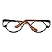Jili Online 1/3 BJD Cute Retro Round Eye Glasses for SD17 Uncle Dolls Dollfie LUTS AOD DOD Black Frame Clear Lens
