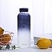 UPSTYLE 32 oz/0.25 gallon Eco Cute Glass Water Bottle with Lid BPA-Free Portable Wide Mouth Sport Travel Reusable Mug Leak-proof with Sleeve Drinking Cup for Milk/Juicing/Tea/Smoothie/Essential Oil