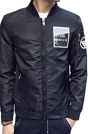 Amazon メンズ Ma 1 Ma1 フライトジャケット ブルゾン スカジャン