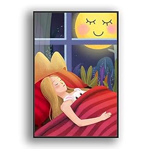 Framed Canvas Wall Art for Living Room, Bedroom Flow in The Dream Canvas Prints for Modern Home Decoration Ready to Hang - 16"x24" inches