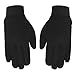 Hot Leathers Mechanic Gloves (Plain Black, Large)