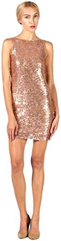 Emma Fischer Women's Bodycon Cocktail Evening Party Clubwear Sexy Sequins Mini Dress
