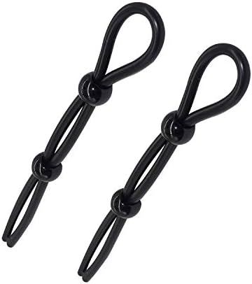 2 PCS Acupressure COSilicone Men Massage Delay Trainer Ring
