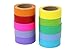 Scraft Artise (10) Rolls of Rainbow Washi Tape, Japanese Masking Tape Set, 15mm x 10m, Approx. 5/8