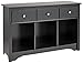 Black Living Room Console