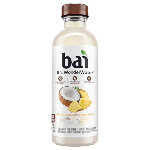 BAI COCOFUSIONS PUNA COCONUT PINEAPPLE, ANTIOXIDANT INFUSED BEVERAGE, 18 FL OZ