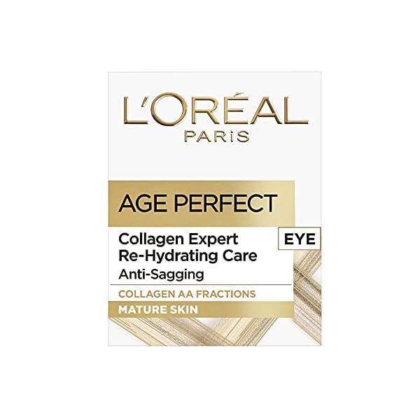 L'Oreal Paris Age Perfect Moisturizing and Nourishing Eye Cream for Mature Skin, Re-Hydrating Eye Cream with Soya…
