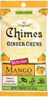 Chimes: Mango Ginger Chews 1.5 Oz (24 Pack) by Chimes Ginger Chews
