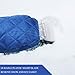 TAKAVU Ice Scraper Mitt for Car Windshield 2 Pack, Waterproof Snow Ice Scraper Gloves with Thick Fleece Lining and Durable Handle for Extra Warmth and Protection