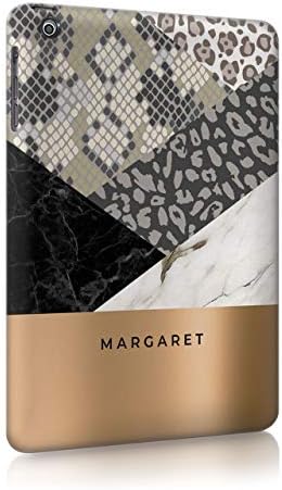 Personalised iPad 2/3/4 Tirita Case Hard Cover PRINTED GLITTER, NO REAL GLITTER Animal Print Snake Rose Gold Leopard Skin Custom Initials Name