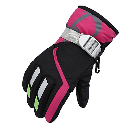image for Ski Gloves for Kids, Hmlai Boys/ Girls Winter Warm Waterproof Windproo