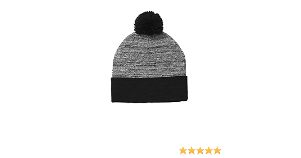 Sport-Tek Heather Pom Pom Beanie STC41 
