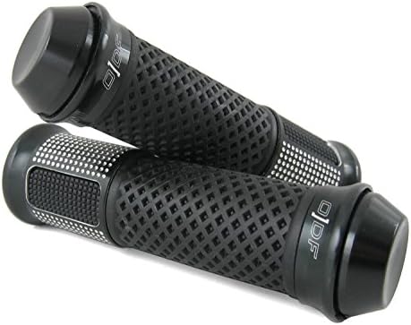 CNC Aluminium Handlebar Grips for Suzuki GSX GSX-R 650/750/1000/Handle for Suzuki GSX GSX-R 1100, 1300, 1400 (TC/Black)