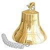 Nautical-Cove-Solid-Brass-Ships-Bell-Tall-and-Wall-Mountable-Clear-Ring-for-Indoor-and-Outdoor-Use