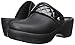 Crocs Women's Cobbler Quilt Strap Clog Mule, Black/Black, 8 B(M) US