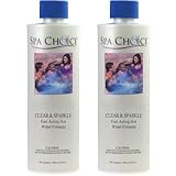 2-Pack Clear & Sparkle Water Clarifier for Spas & Hot Tubs - 2 Pints (32 oz. total)