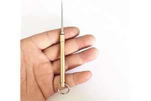 3Pcs Portable Multifunctional Toothpick Bottle Titanium Outdoor Fruit Fork Camping Tool Toothpick Rack