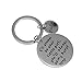Keychain Gifts for Papa Father - Daddy Gift Idea from Wife Daughter Son Kids, Stainless Steel, with Gift Bag, Christmas Birthday Fathers Gift for Men, Etched Stainless Steel Keychain.