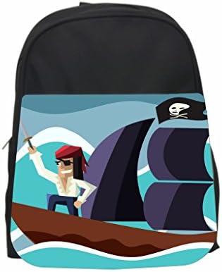 Pirate Ship Jacks Outlet PreSchool Children's Backpack and Pencil Case SET