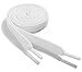 OrthoStep Wide Flat Athletic White Shoelaces 60 inch 2 Pair Pack