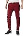 ITALY MORN Mens Chino Joggers Pants Khakis Casual Pants Twill Cotton Slim Fit Black