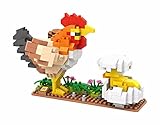 LOZ Diamond Block Hens And Chick Parent-child Games Building Blocks Children's Educational Toys