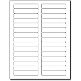 Inkjet/Laser File Folder Labels - 2/3" x 3 7/16" - 30 Labels Per Sheet - 10 Sheets / 300 Labels