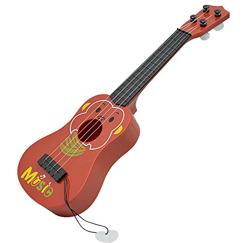 Syeer 4 Strings Musical Plastic Toy Ukulele Small Guitar For Beginners