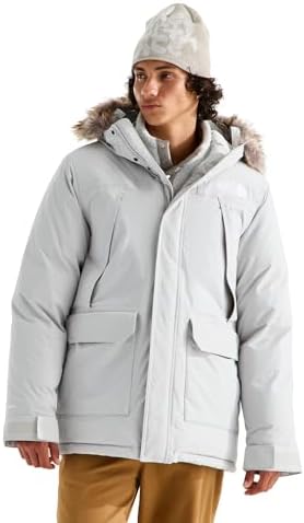 Lambretta Mens Parka Faux Fur Hooded Jacket - Khaki - M at Amazon