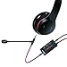 dreamGEAR - Boomchat Pro - covert music headphones into gaming headphones, includes boom mic and audio controls