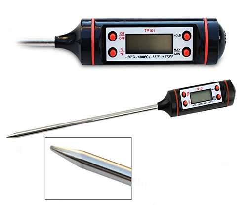 YYGIFT Instant Read Thermometer Digital Cooking Thermometer For Dairy Milk Candy Meat BBQ