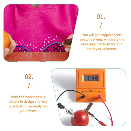 iplusmile 25 Pairs Plating Strip Scientific Electroplating Metal