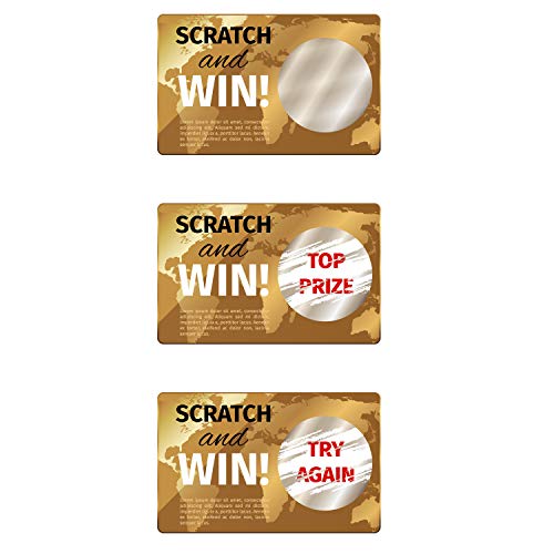 Scratch Off Sticker Round Labels (1000 Pieces) Pricepulse