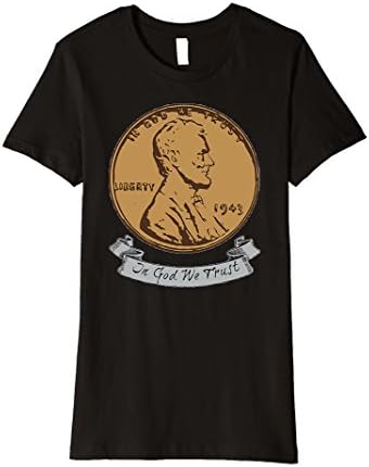 Womens Banner T-Shirt - In God We Trust - Patriotic Tshirt Medium Black