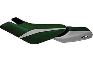 BlackTip Jetsports Seat Cover for SeaDoo 1996-1999 GTX/LTD/RFI, 1997-2000 GTI (Dark Green/Light Gray)