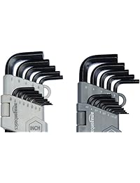 Basics Juego de llaves hexagonales y llaves Allen con extremo de bola   26 piezas