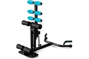 Deep Squat Machine with Adjustable Resistance, Glute Workout Equipment for Women, Core & Abs Exercise, Push Up Trainer for Ho