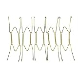 Maggift Wire Plate Hanger Golden 8