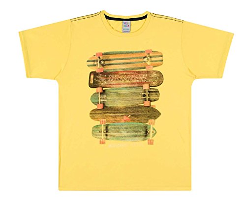 Tween Boy T-Shirt Graphic Tee Kids Skater Clothes Pulla Bulla 12-14 Years - Sun