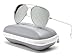 WearMe Pro Premium Metal Frame Classic Fashion Aviator Sunglasses (Silver Frame/Mirror Silver Lens, 60)