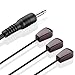 TNP IR Emitter Extender Extension Cable (10 Feet) - Triple 3 Head 3.5mm Jack Infrared Red Transmitter Blaster Blink Eye Wire Cord Compatible with IR Repeater Extender System Kit, for Xbox One