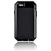 iPhone 6S Case,Gorilla Glass Luxury Aluminum Alloy Protective Metal Extreme Shockproof Military Bumper Heavy Duty Cover Shell Case Skin Protector for Apple iPhone 6 6S (Black)