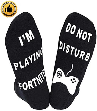 Fairytaloid Men's Women's Cotton Novelty Socks Great Gift for Fortnite Gamer Lovers