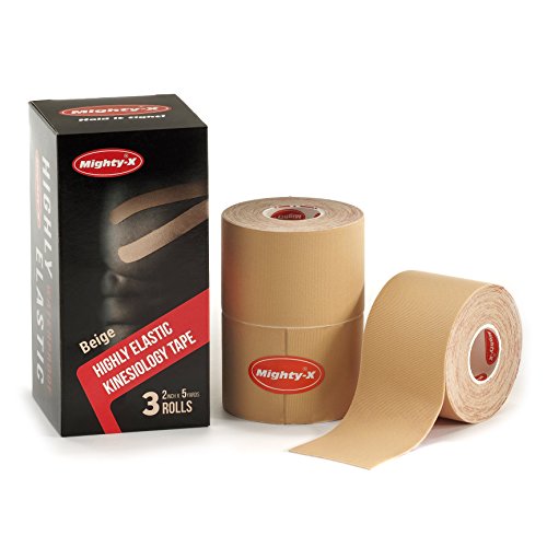 Professional Kinesiology Tape 3 Pack Beige Uncut Kinesio Tape Synthetic Tape